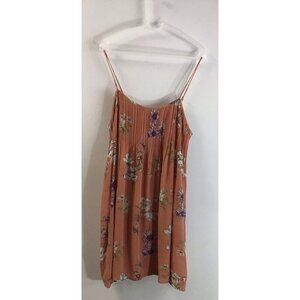 A Loves A  Clay Orange Floral Woman's  Dress Size L 🧡